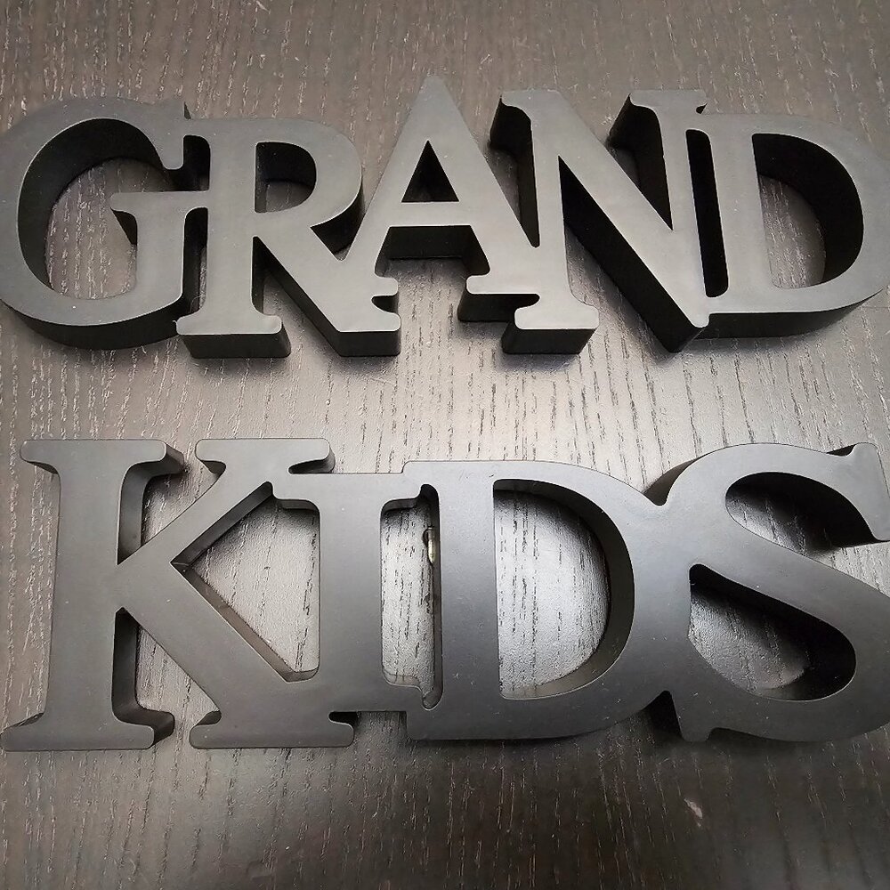 Wall decor - Grand Kids 2 piece set in Black